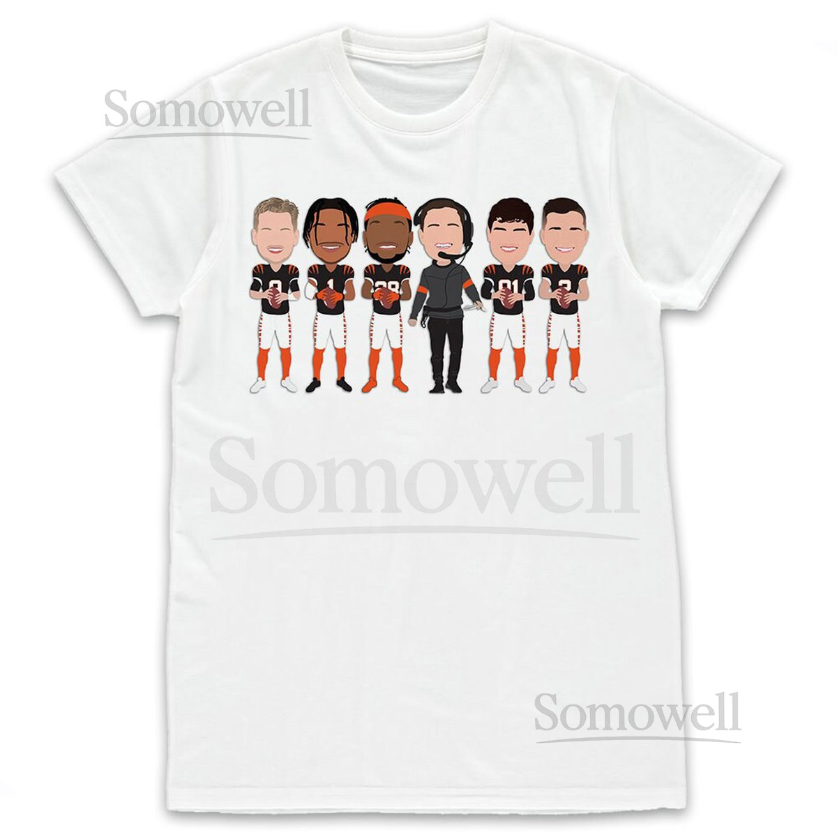 Bengals American Football T-Shirt tshirt tee S-XXXL Burrow Chase Cincinnati_199