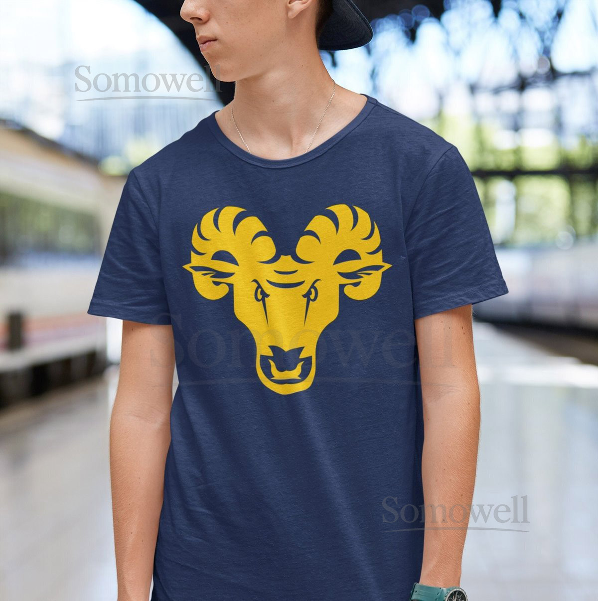 Los Angeles Rams LA Rams Ram Shirt Ram Mascot shirt Wild Animal Shirt Ram school team shirt Football Big Game Shirt Football Shirt_586