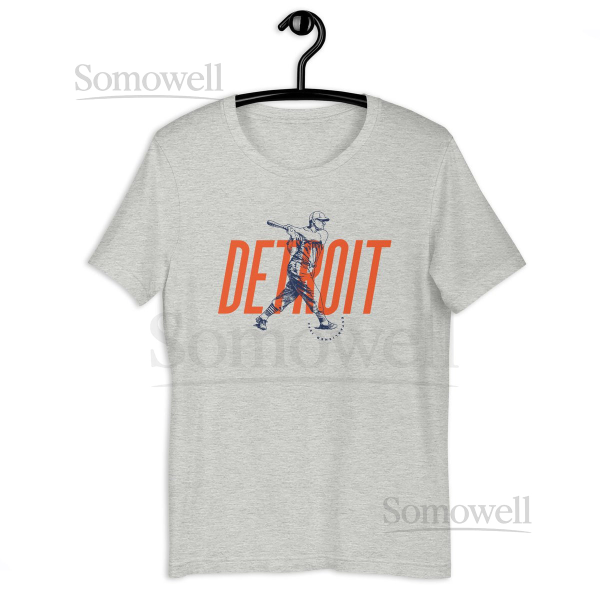 Detroit Tigers-Inspired Vintage Short-Sleeve Unisex T-Shirt Baseball Player_262