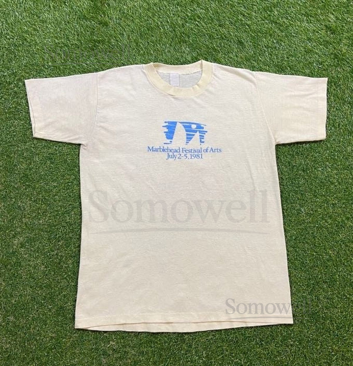 Vintage Marblehead Festival of Arts 1981 T Shirt Tee Size Small S Boston Massachusetts New England 1980s 80s_692