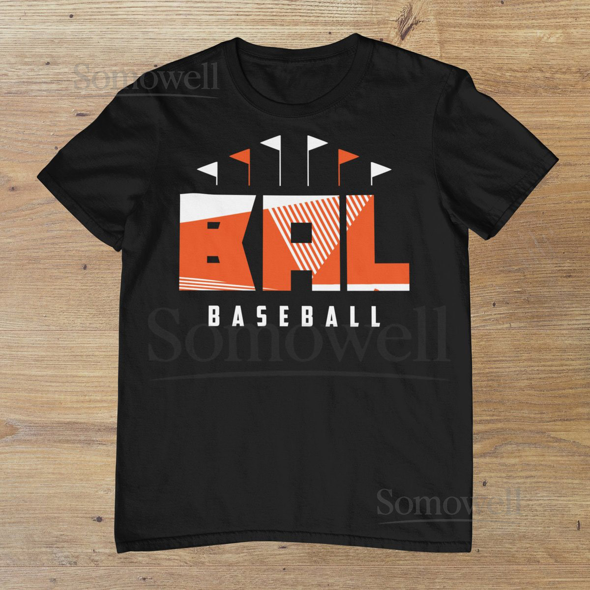 Baltimore Retro Baseball Ballpark T-shirt_116