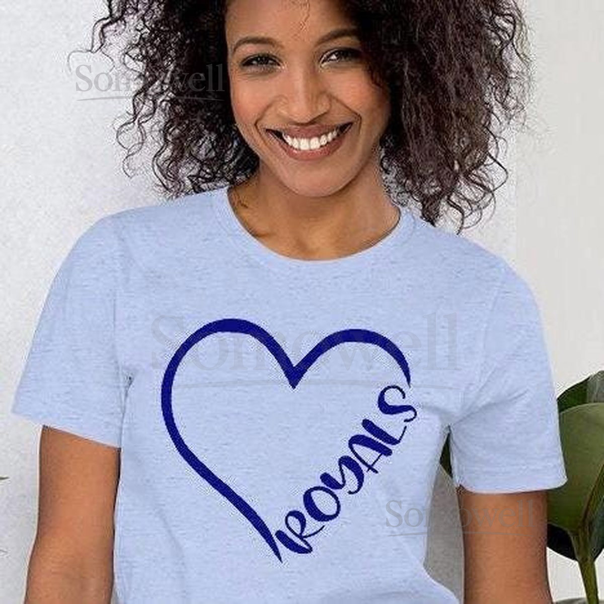 Royals Chiefs Jayhawks Heart Shirt_739