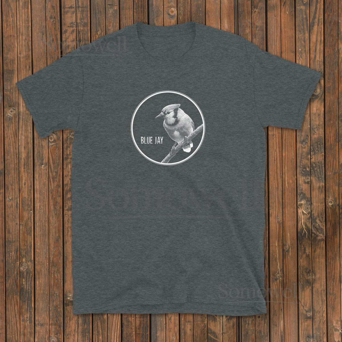 Blue Jay Portrait Shirt Wild Bird Watcher Gift_105