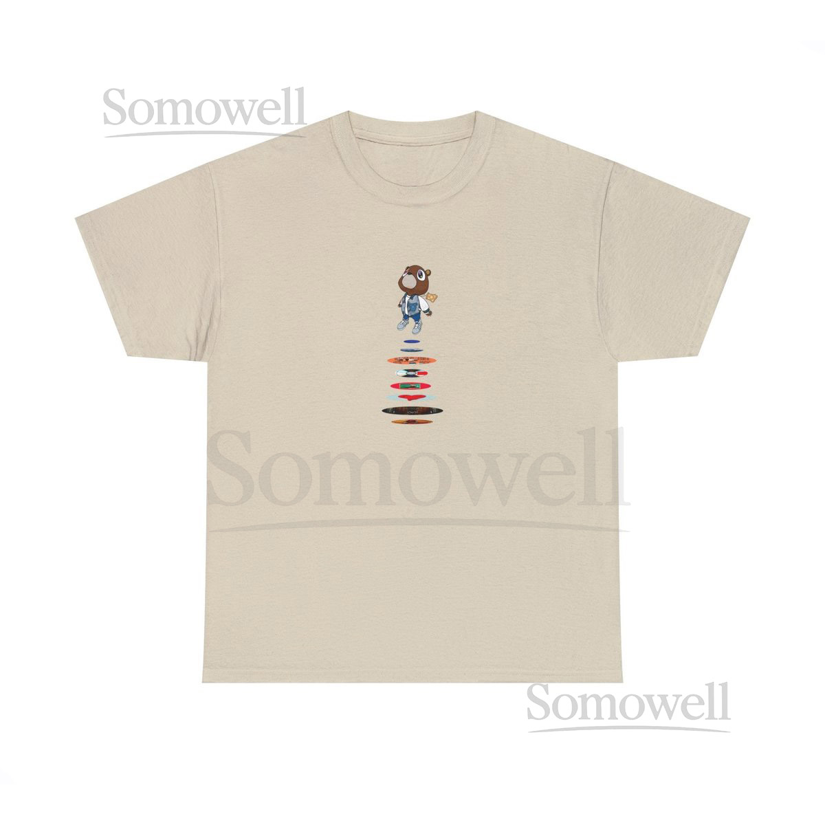 Kan West Graduation T-shirt The College Dropout Graduation Bear Gift for_215