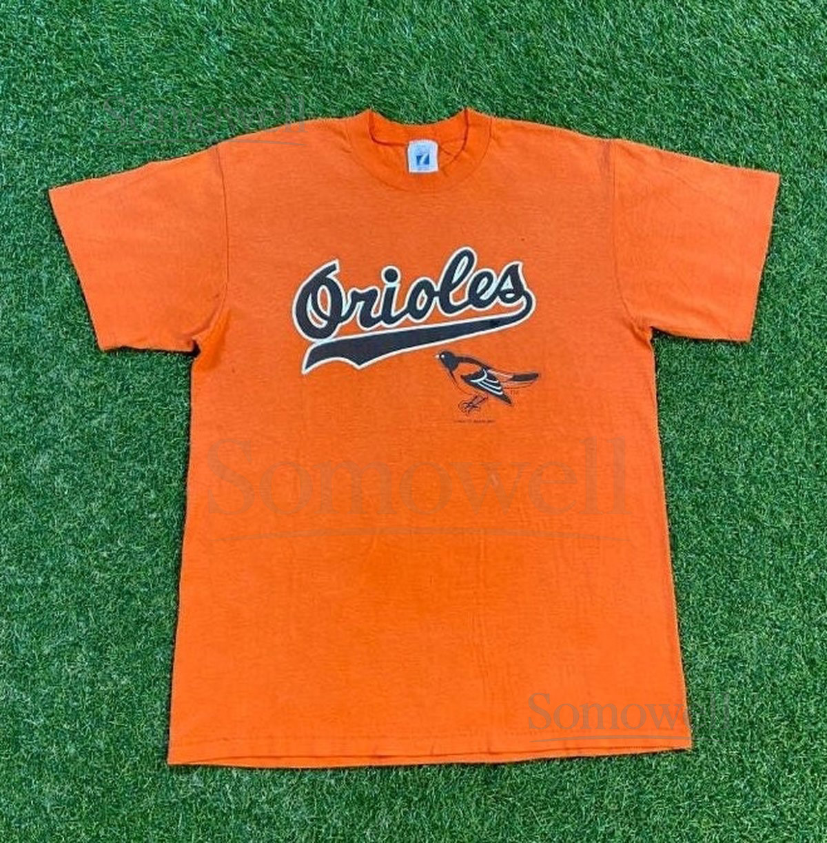 Vintage Baltimore Orioles T Shirt Tee Logo 7 Made USA Size Large L MLB Baseball American League 1990s Maryland Camden Yards 90s_644