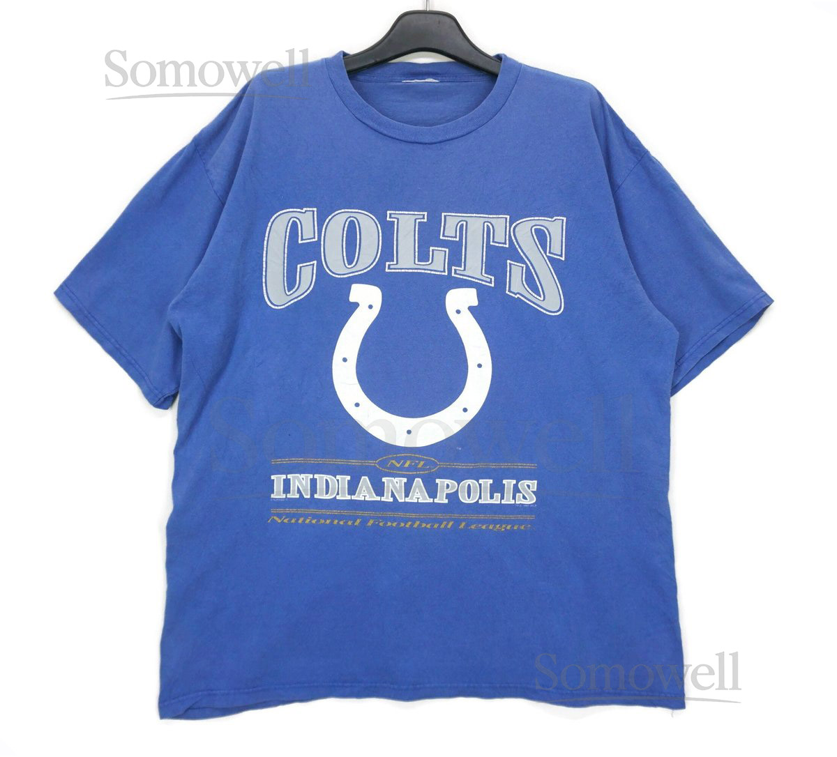 Colts Shirt Mens Size XL 90s Indianapolis Colts NFL Vintage Distres_53