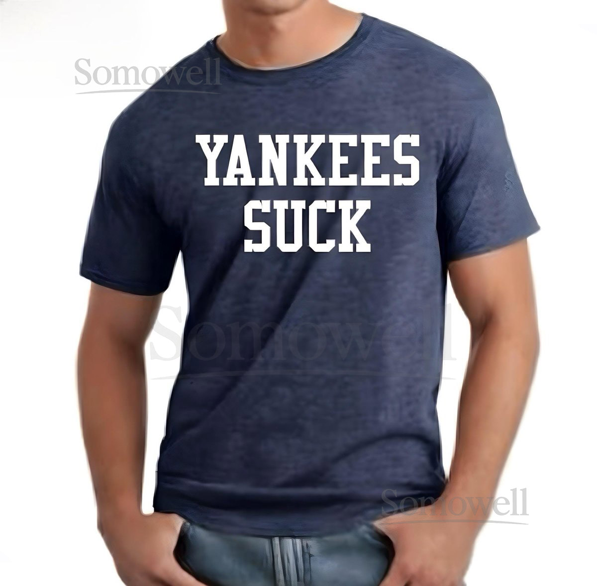Yankees Suck T-Shirt Navy_630