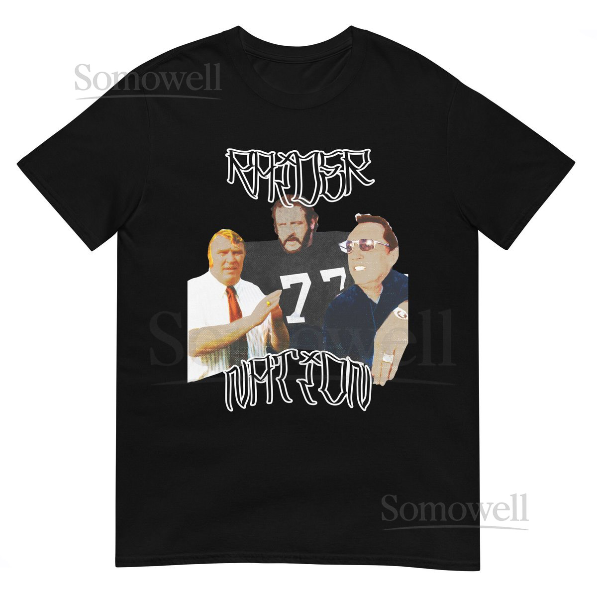 Raider Nation John Madden Al Davis Lyle Alzado Las Vegas RaidersShort-Sleeve Unisex T-Shirt_675