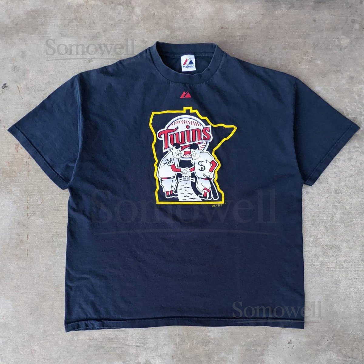 Majestic MLB Minnesota Twins baseball t-shirt_556