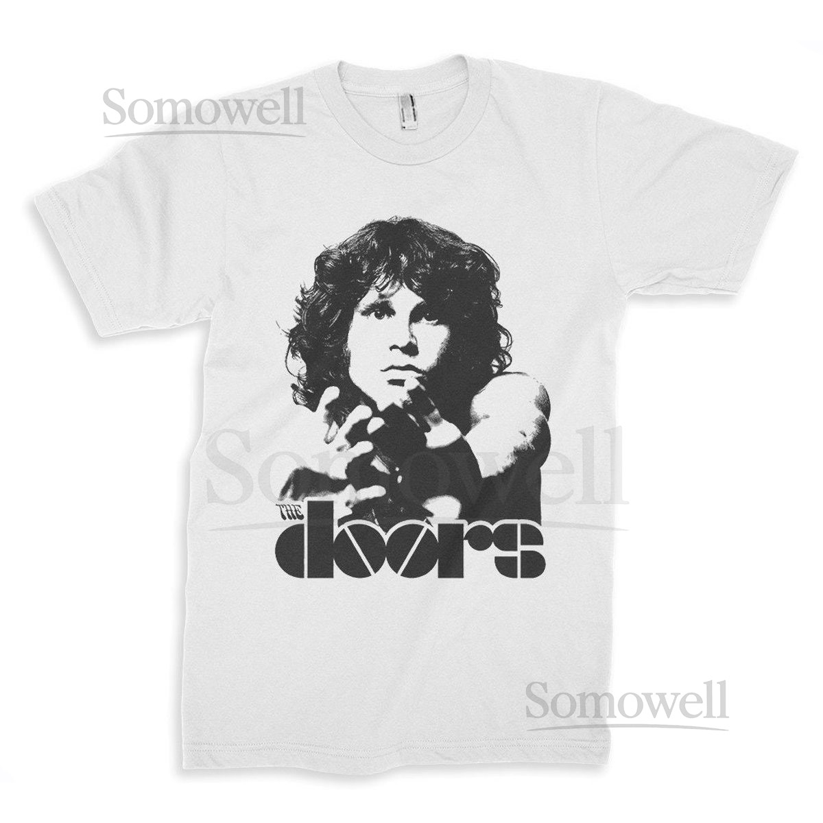 The Doors Vintage T-Shirt Jim Morrison Shirt Men's Women's All Sizes pfa-140_575