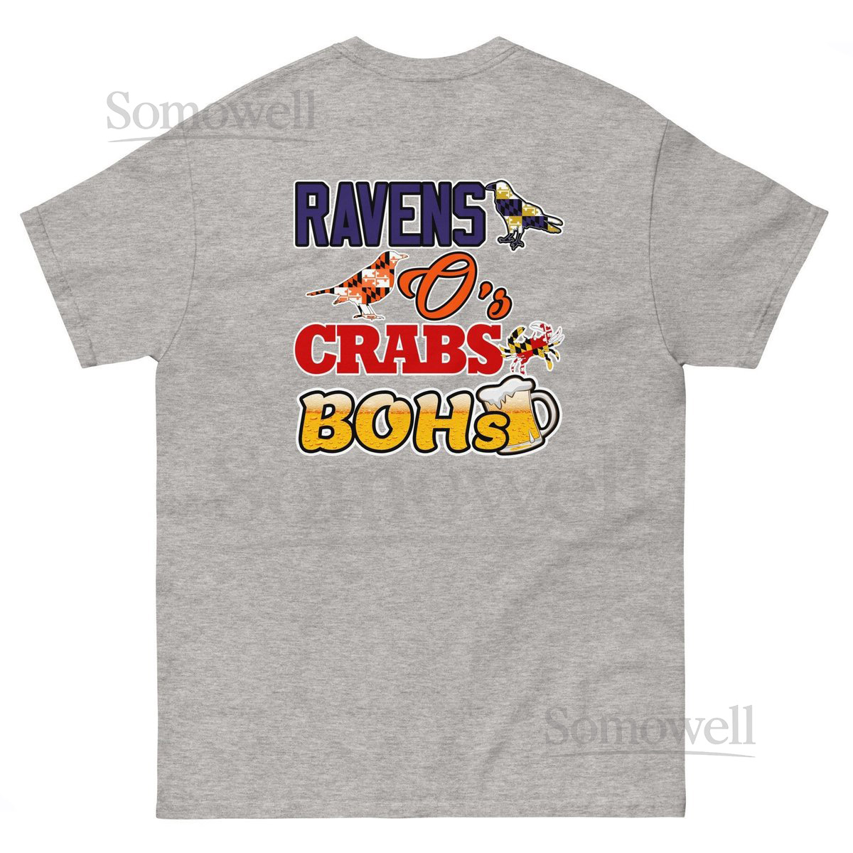 Ravens Os Crabs Bohs Home T-Shirt_508