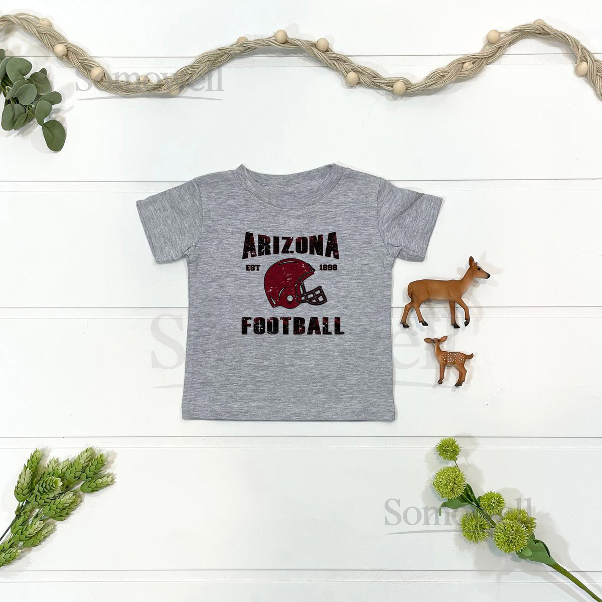 Kids Arizona Football Shirt Vintage Cardinals Football T-Shirt Arizona Football Youth Shirt Toddler Cardinals Football Shirt_735