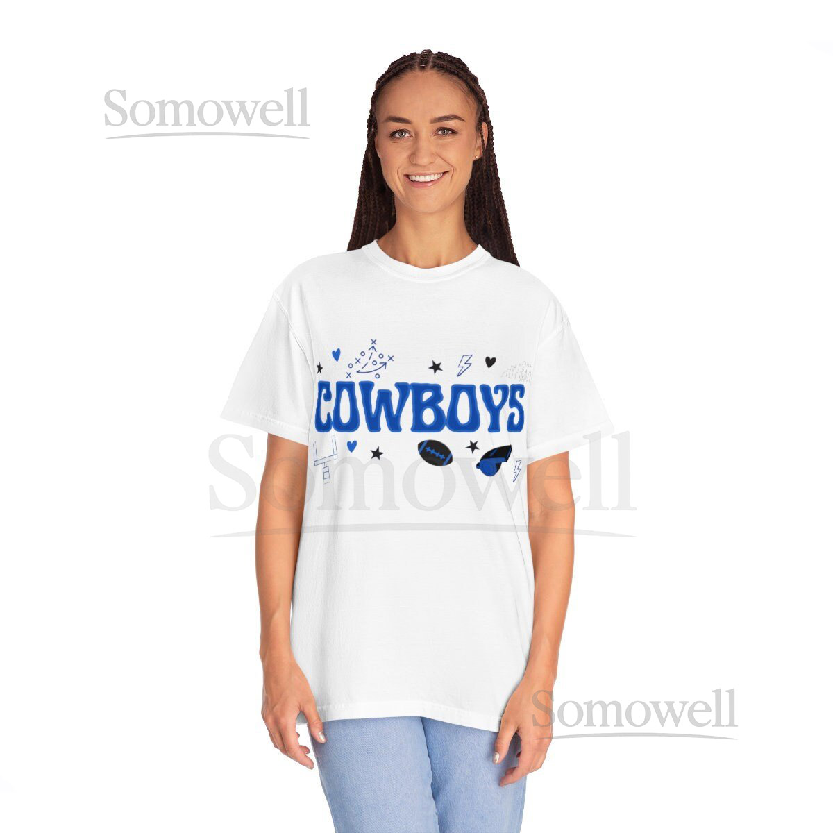 Dallas Cowboys Tee Cowboys Football T-Shirt_169