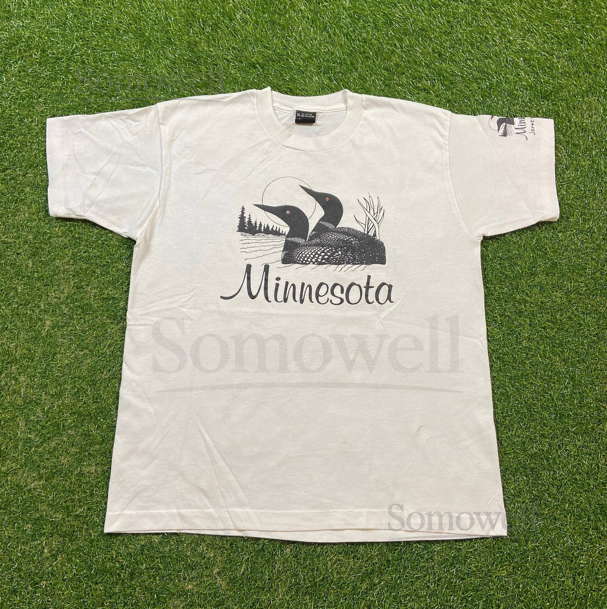 Vintage Minnesota T Shirt Tee Screen Stars Made USA Size Xtra Large XL Ducks Minneapolis Twins Vikings 1990s 90s_911