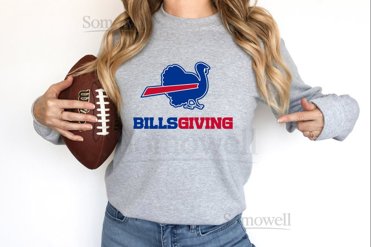 BillsGiving Thanksgiving Shirt Buffalo Shirt Buffalo Sweatshirt Unisex Heavy Blend Crewneck Sweatshirt_210