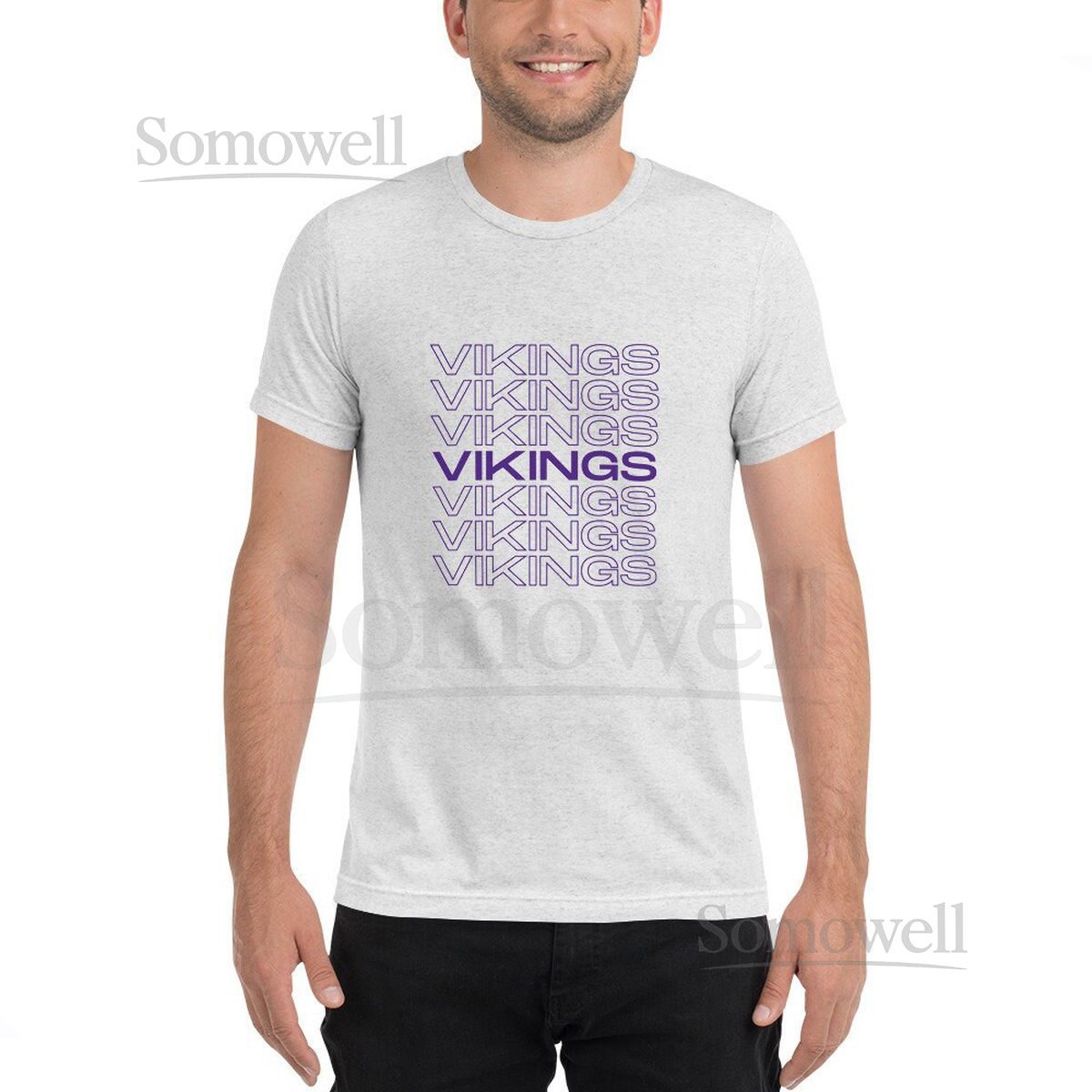 Minnesota Vikings T-Shirt Vintage Football Sports Tee_662