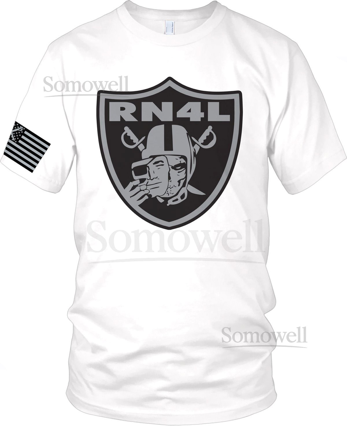 RN4L Nation 4 Life Skull White T-Shirt LIMITED EDITION_732