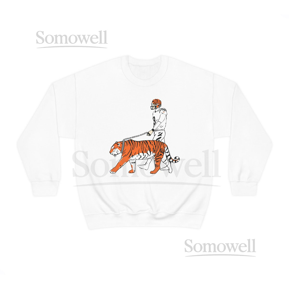 Joe Burrow Cincinnati Bengals Crewneck Unisex Football Sweatshirt_697