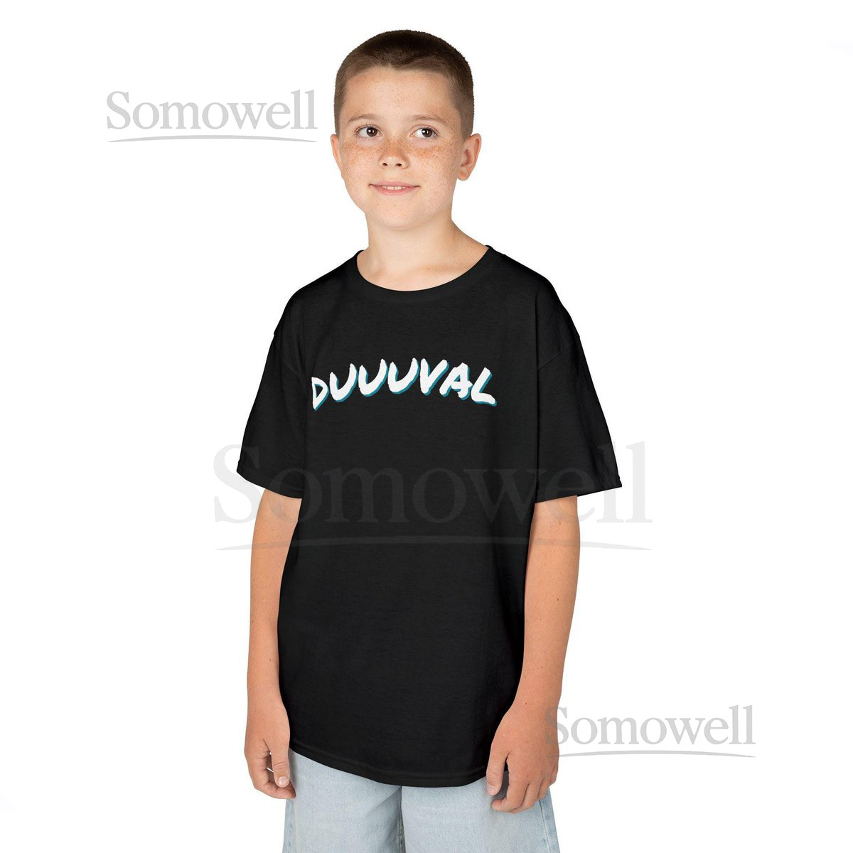 Duuuval Kids Tee Jaguars Fan Shirt Jacksonville Jaguars Child Shirt Children's Graphic Tee Youth Football Team Apparel NFL Kid_104