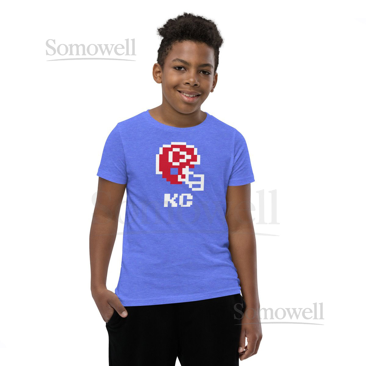 Chiefs Retro Tecmo Bowl Kids Shirt_82