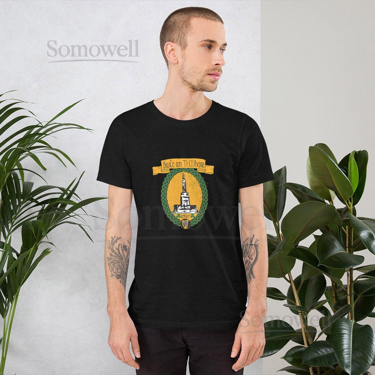 Irish Baltimore Orange Logo Unisex T-Shirt_344