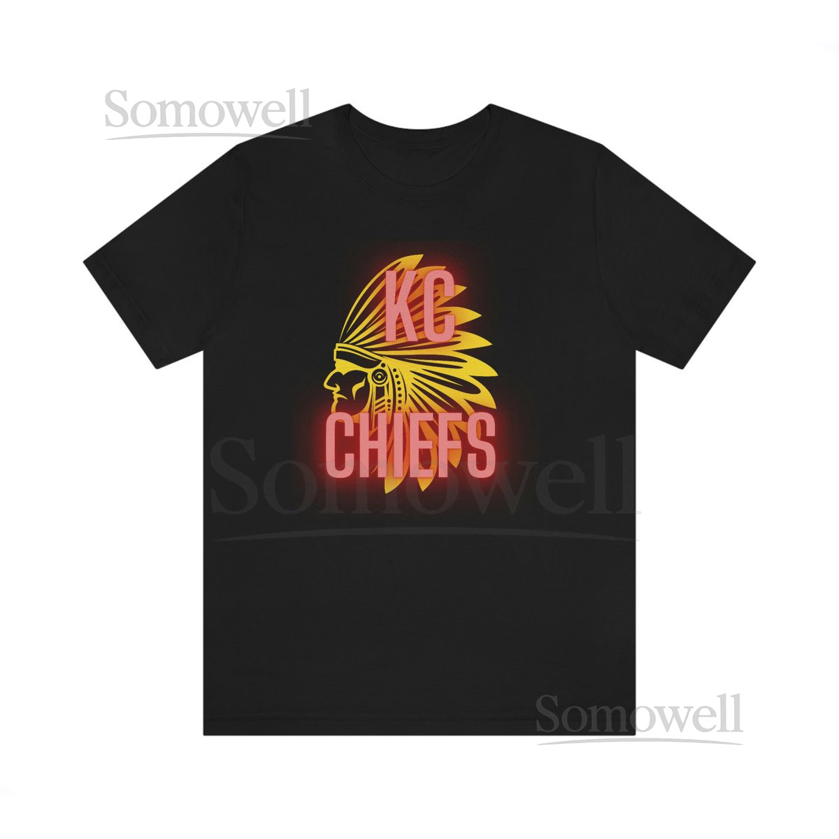 Kansas City Chiefs Football Jersey Short Sleeve Tee kansas city chiefs kansas city chiefs shirt kansas city football shirt chiefs_263
