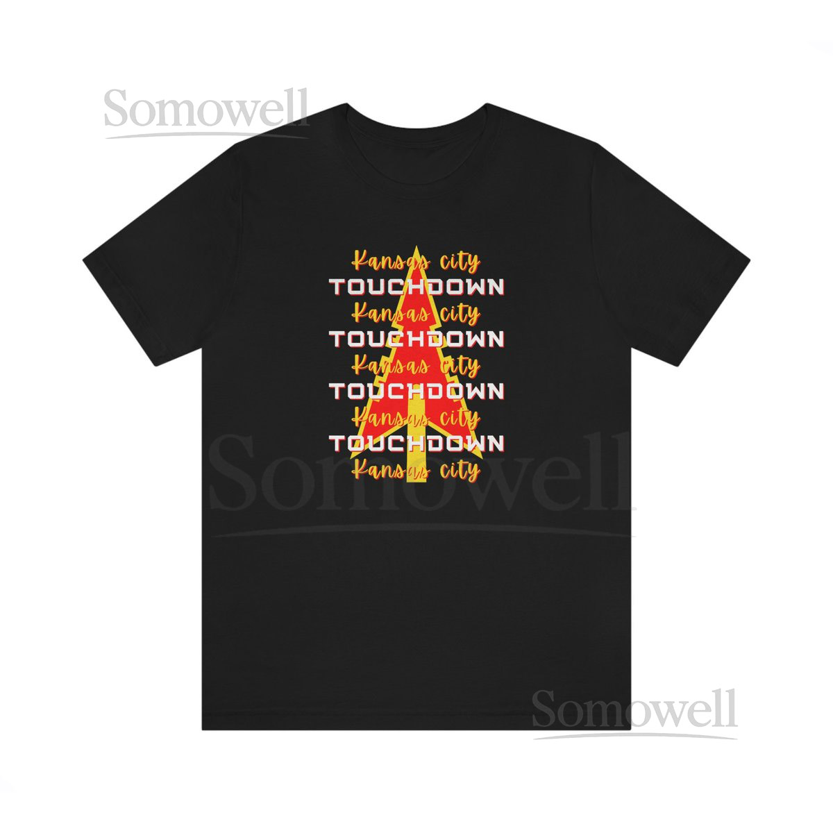 Kansas City Chief's Football Jersey Short Sleeve Tee kansas city chiefs kansas city chiefs shirt kansas city football shirt chiefs_245