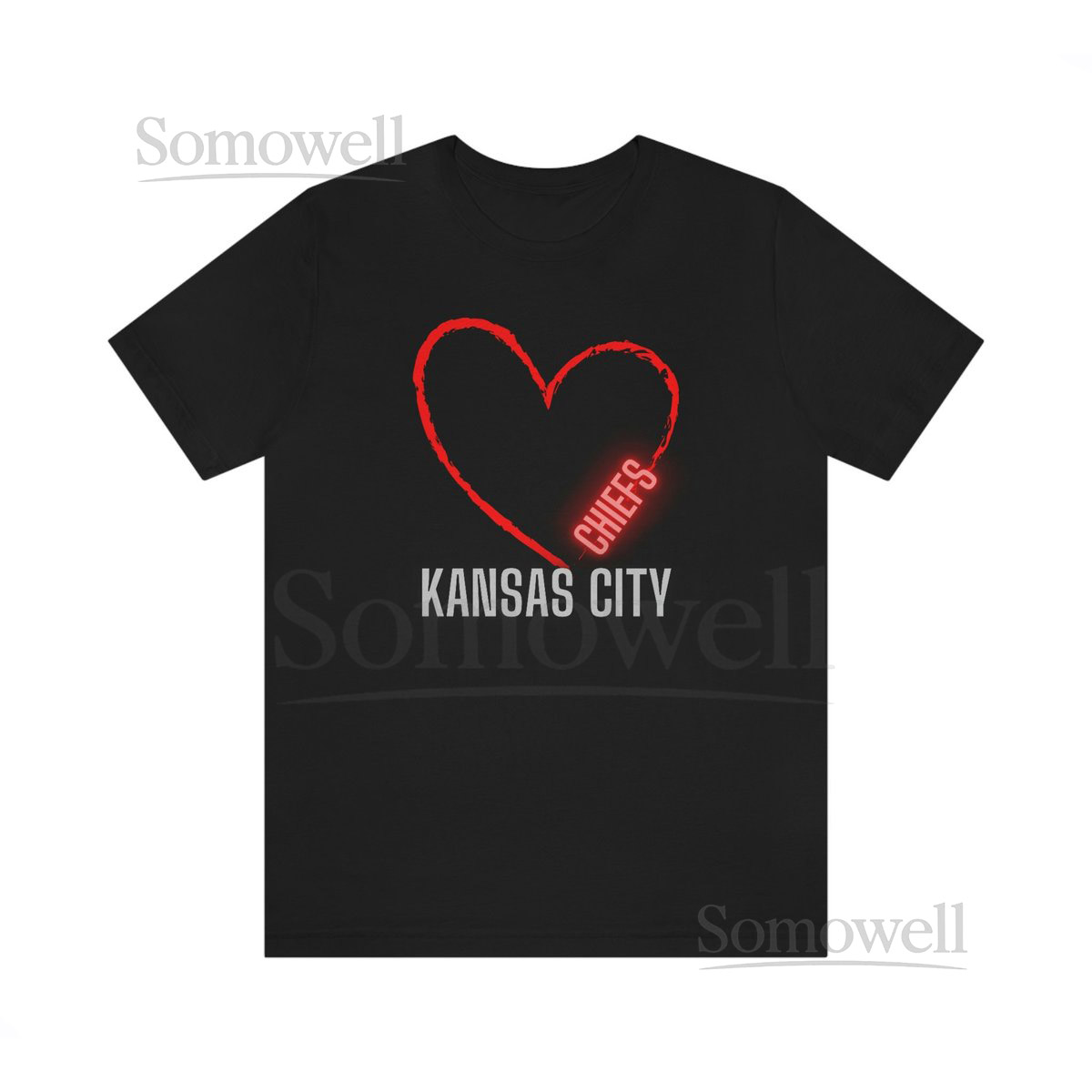 Kansas City Chief's Football Jersey Short Sleeve Tee kansas city chiefs kansas city chiefs shirt kansas city football shirt chiefs_246