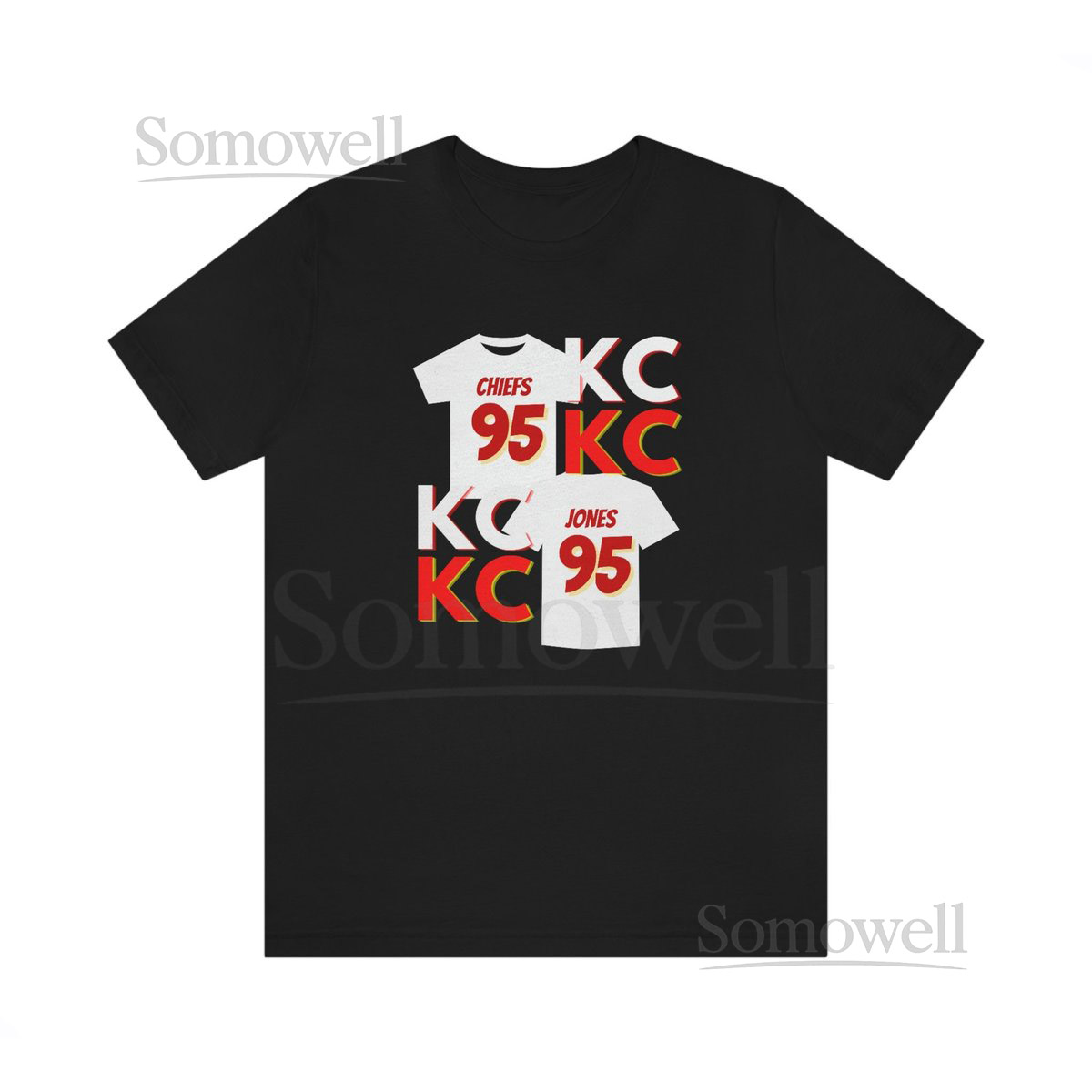 Kansas City Chief's Football Jones Super Bowl Jersey Short Sleeve Tee kansas city chiefs kansas city chiefs shirt kansas city chiefs_247