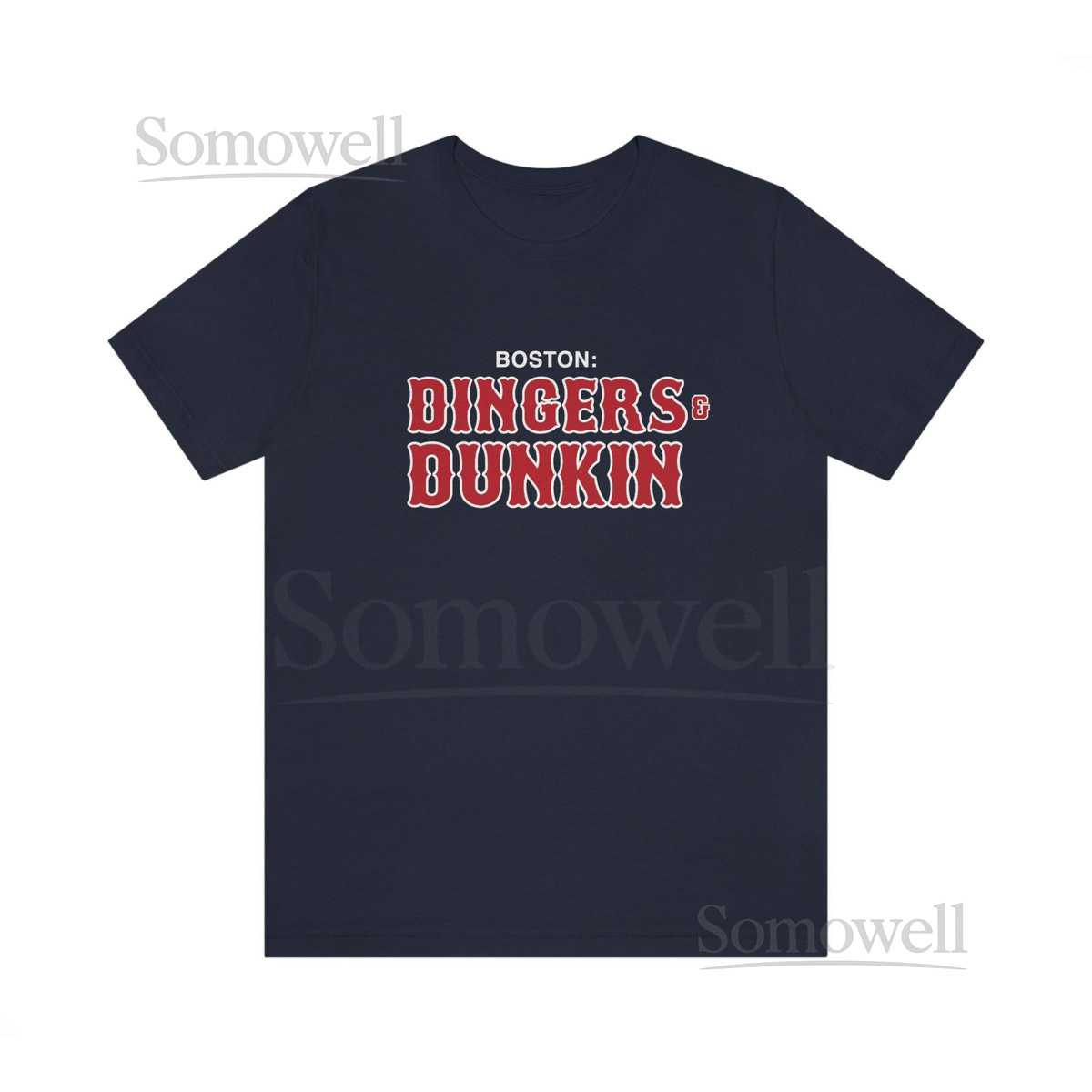 Boston T-Shirt Dingers Dunkin Shirt Boston Red Sox Shirt_231