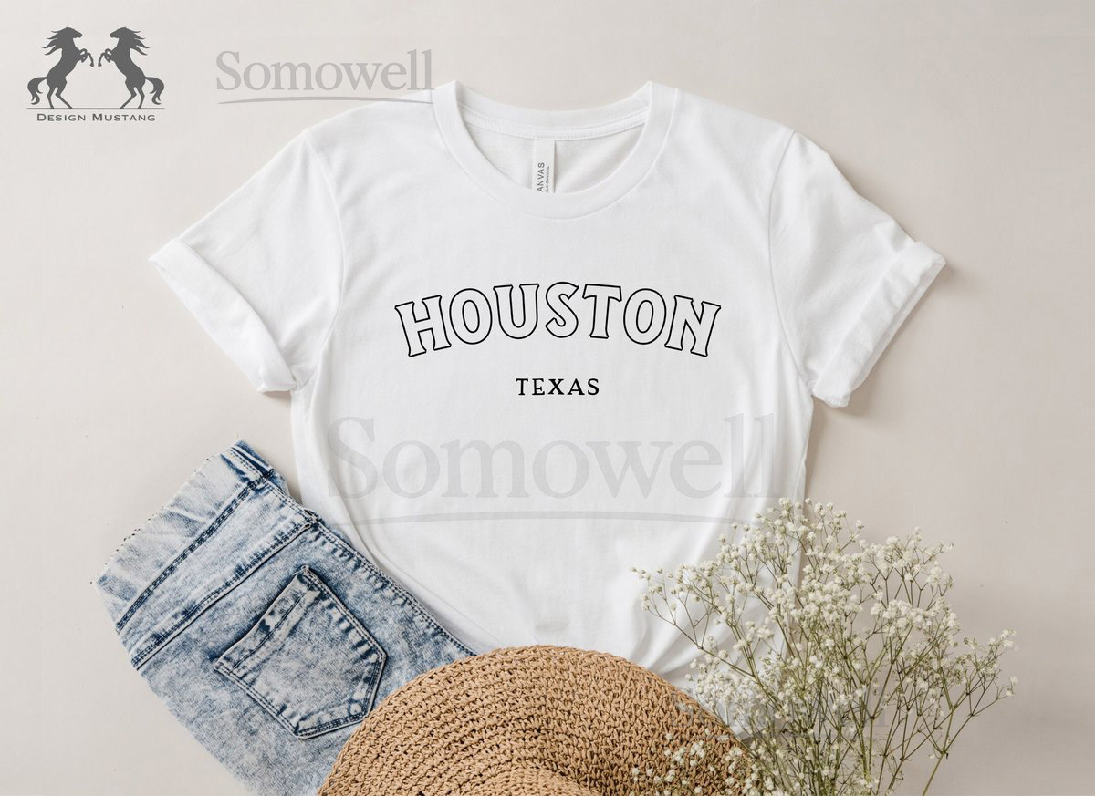 Houston TX Shirt Traveler Shirt Houston Souvenir Shirt Houston Lover Shirt Houston Texas Tee Travel Shirt Houstonian Shirt Spac_391