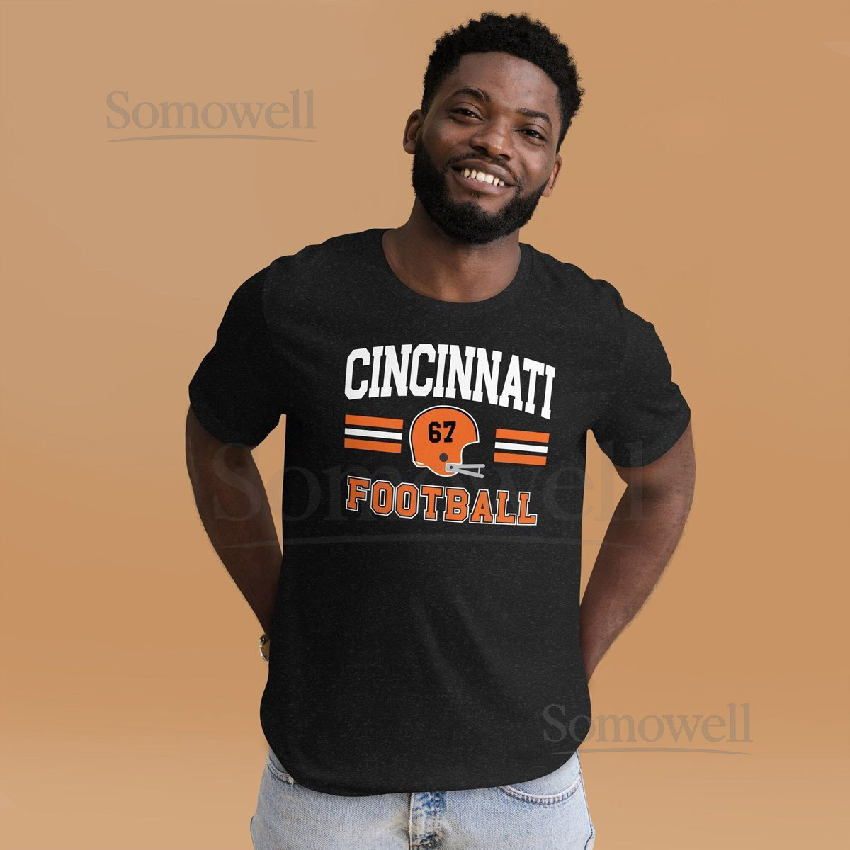 Cincinnati Football T Shirt Vintage Style Cincinnati Football Shirt Cincinnati T Shirt Sunday Football Retro Bengals Tshirt_545