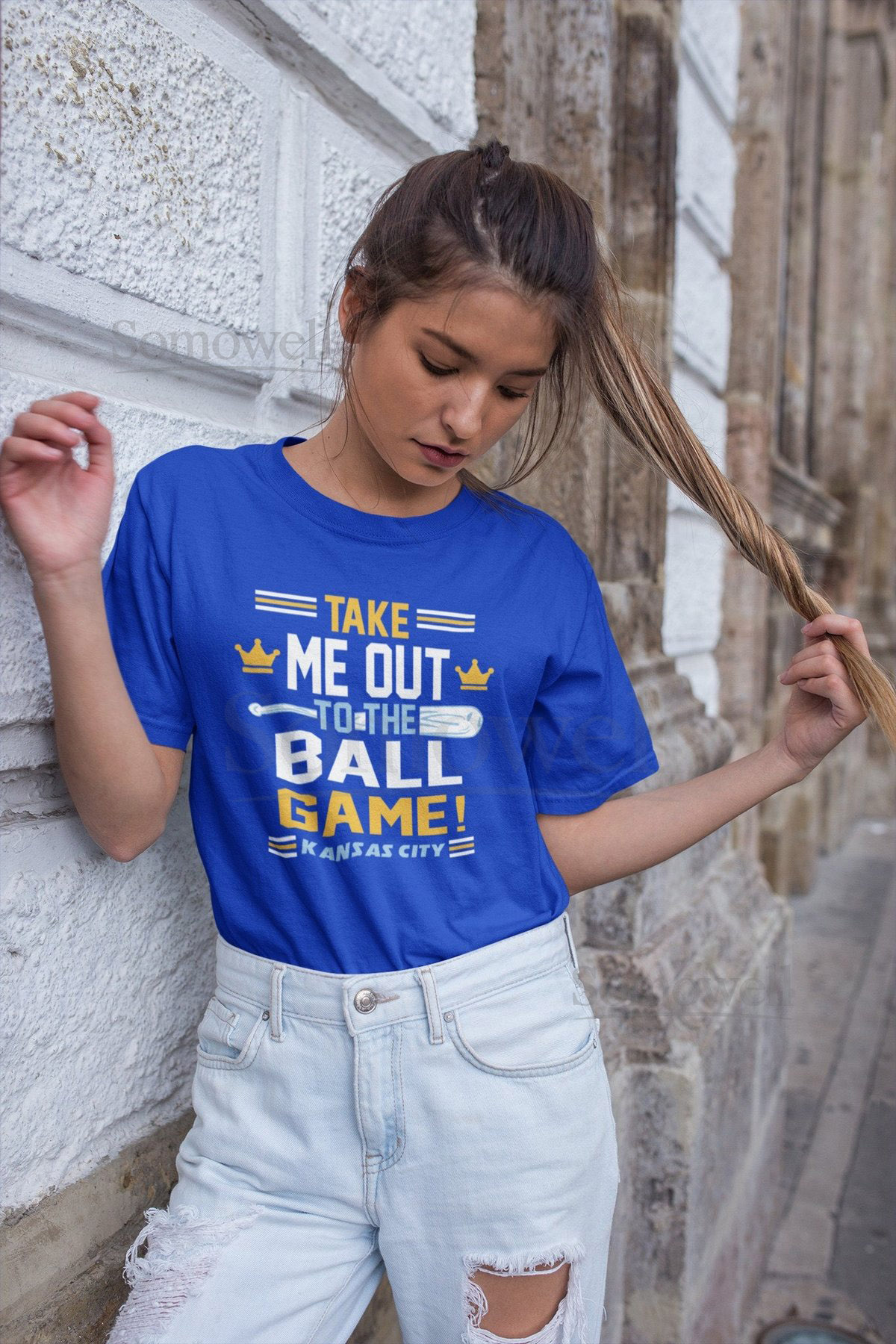 Kansas City Take Me Out to the Ballgame Baseball T-shirt_452