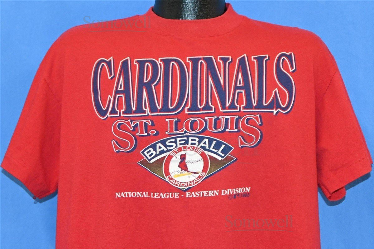 90s St. Louis Cardinals National League Eastern Division MLB Baseball t-shirt Extra Large_24