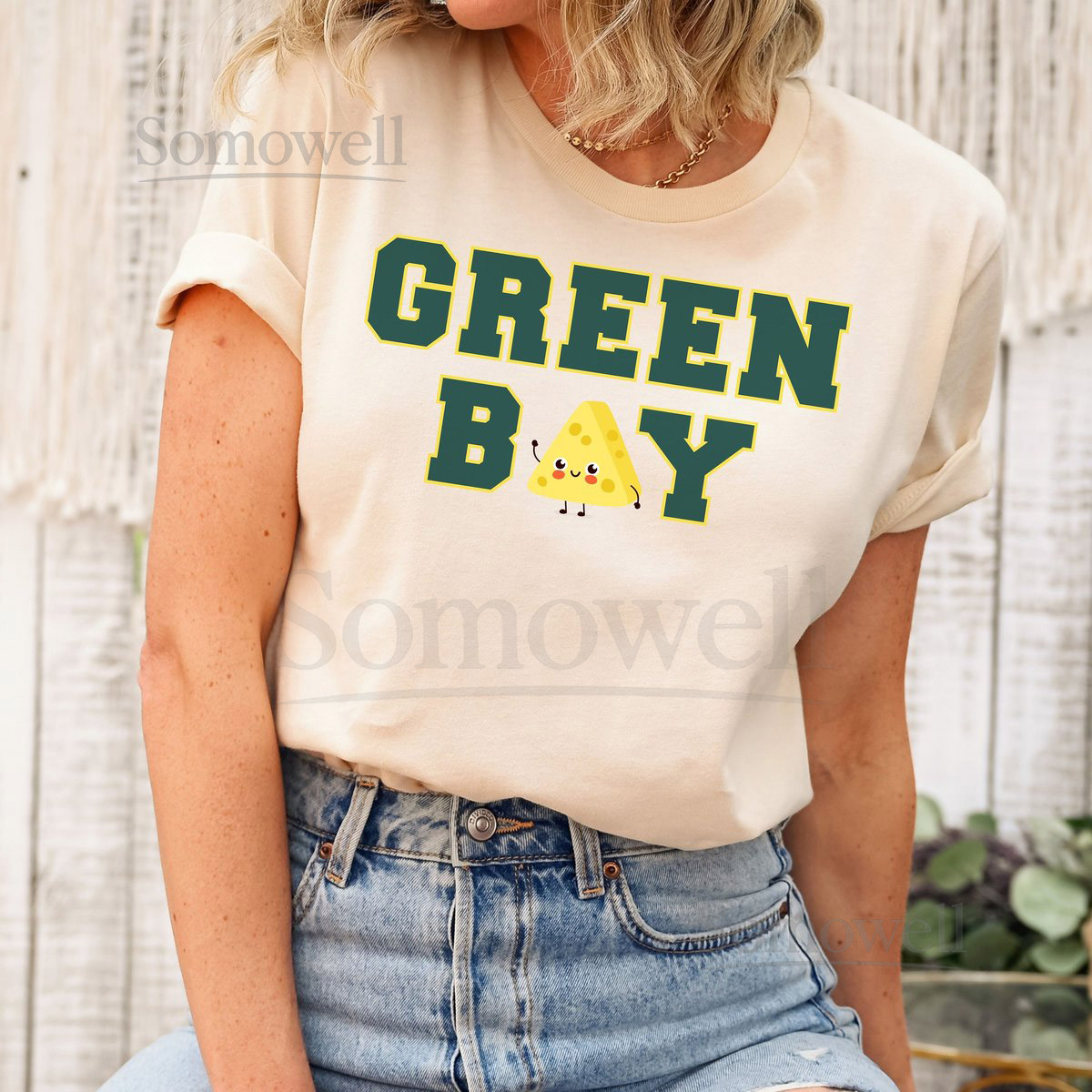 Green Bay Cheese Tee Shirt Green Bay Shirt Green Bay Vacation Gift Shirt Greenbay Travel Shirt Green Bay Cheese Character T-Shirt_365