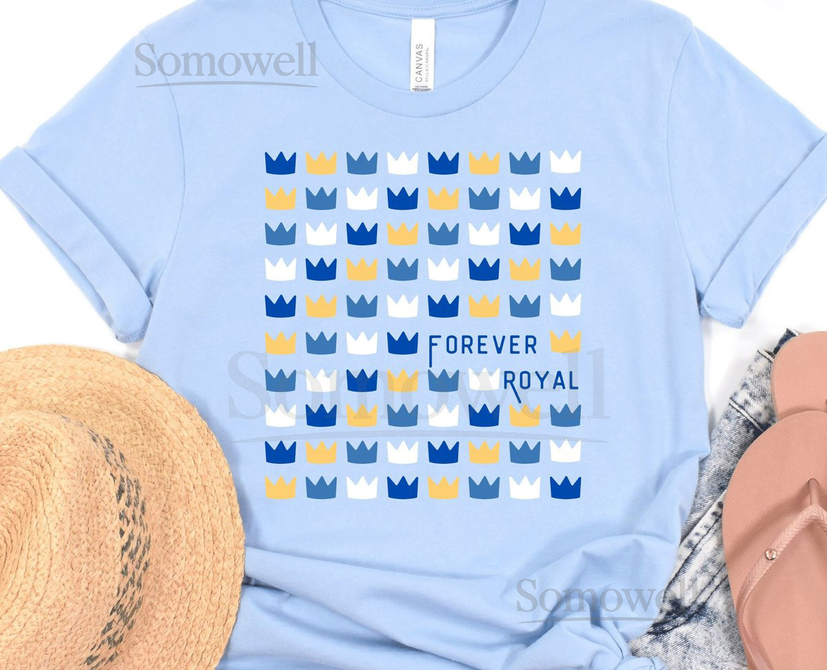 Royals T-Shirt Kansas City Design Kansas City KC Royals KC Crewneck Unisex Bella Canvas Handmade_748