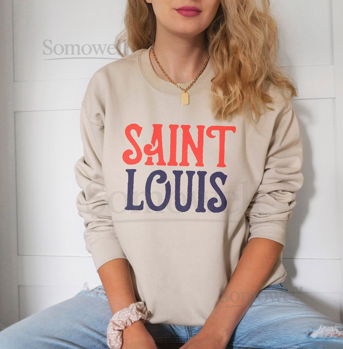 SAINT LOUIS Crewneck Sweatshirt STL shirt St Louis shirt St Louis Soccer St Louis City shirt Saint Louis City Saint Louis Soccer shirt_453