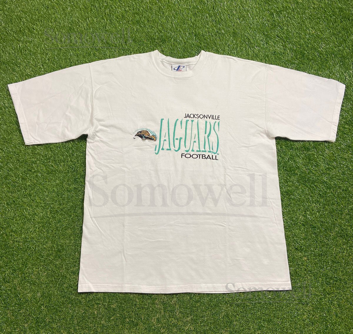 Vintage Jacksonville Jaguars T Shirt Tee Logo Athletic Made USA Size Xtra Large XL NFL Football Jax Florida 1990_1015