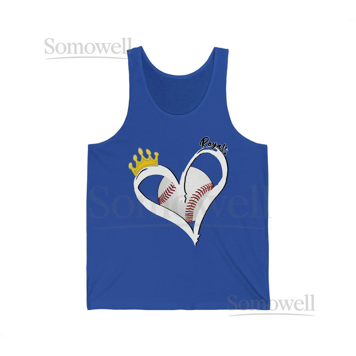 Blue Kansas City Royals Unisex Jersey Tank_36