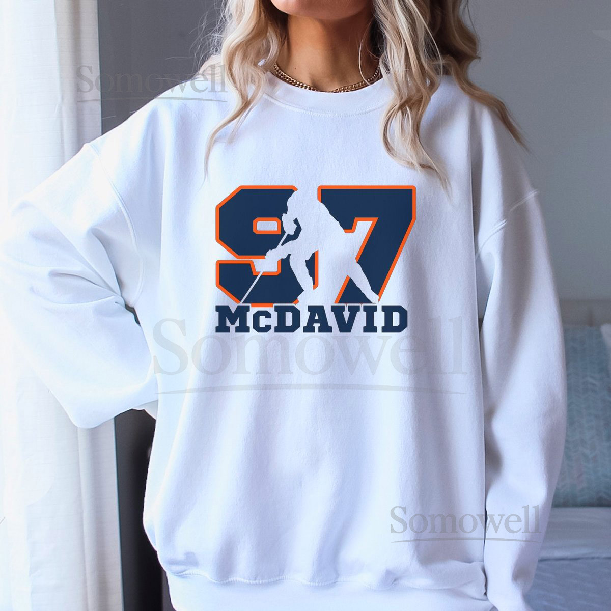 McDavid Fan Gift Oilers Fan Shirt Edmonton Shirt Oilers Sweatshirt Oilers Sweater Hockey Lover Hockey Sweatshirt McDavid Shirt_88
