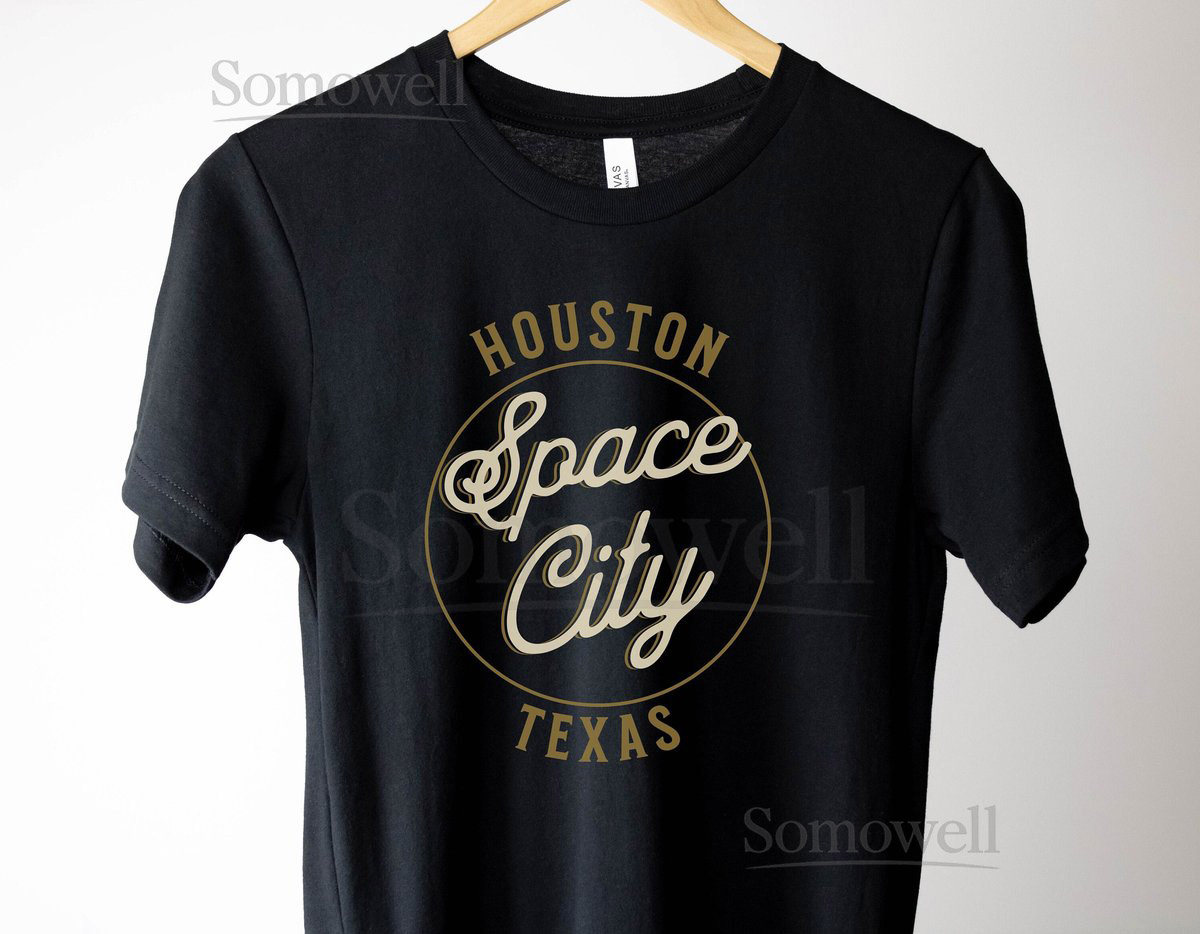 Houston TX Space City Unisex Short Sleeve Tee HOU Texas 281 gift shirt Galveston Bay 346 H-town 713 Bayou City 832 Johnson Space _392