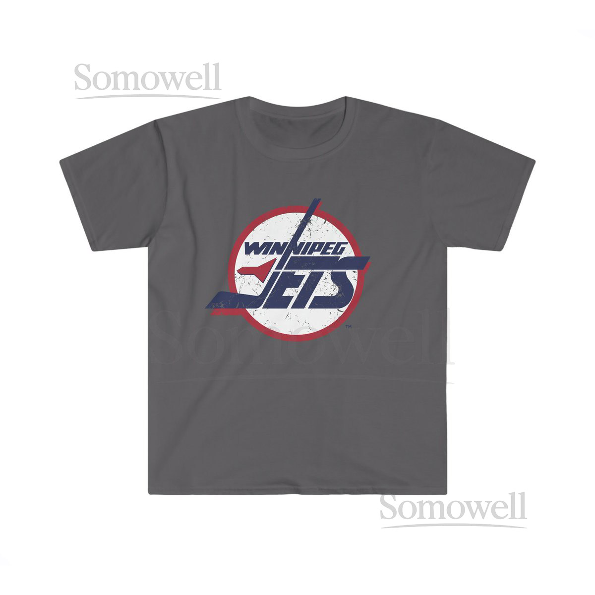 Winnipeg Jets Distressed - Unisex Softstyle T-Shirt_809