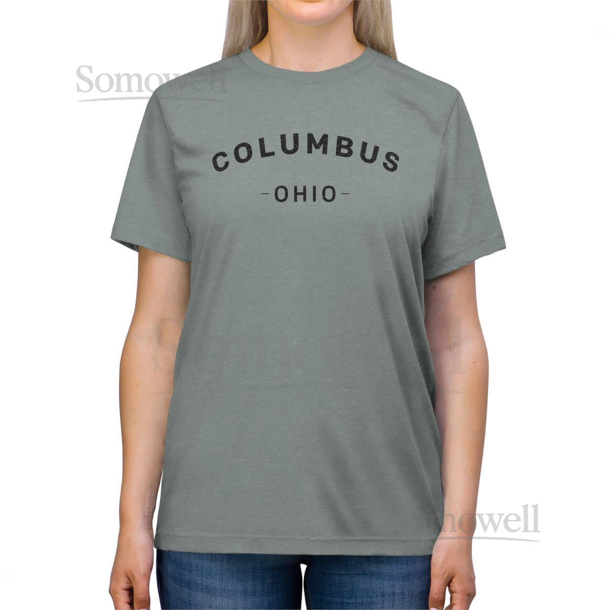 Columbus Ohio Unisex Triblend Tee_359