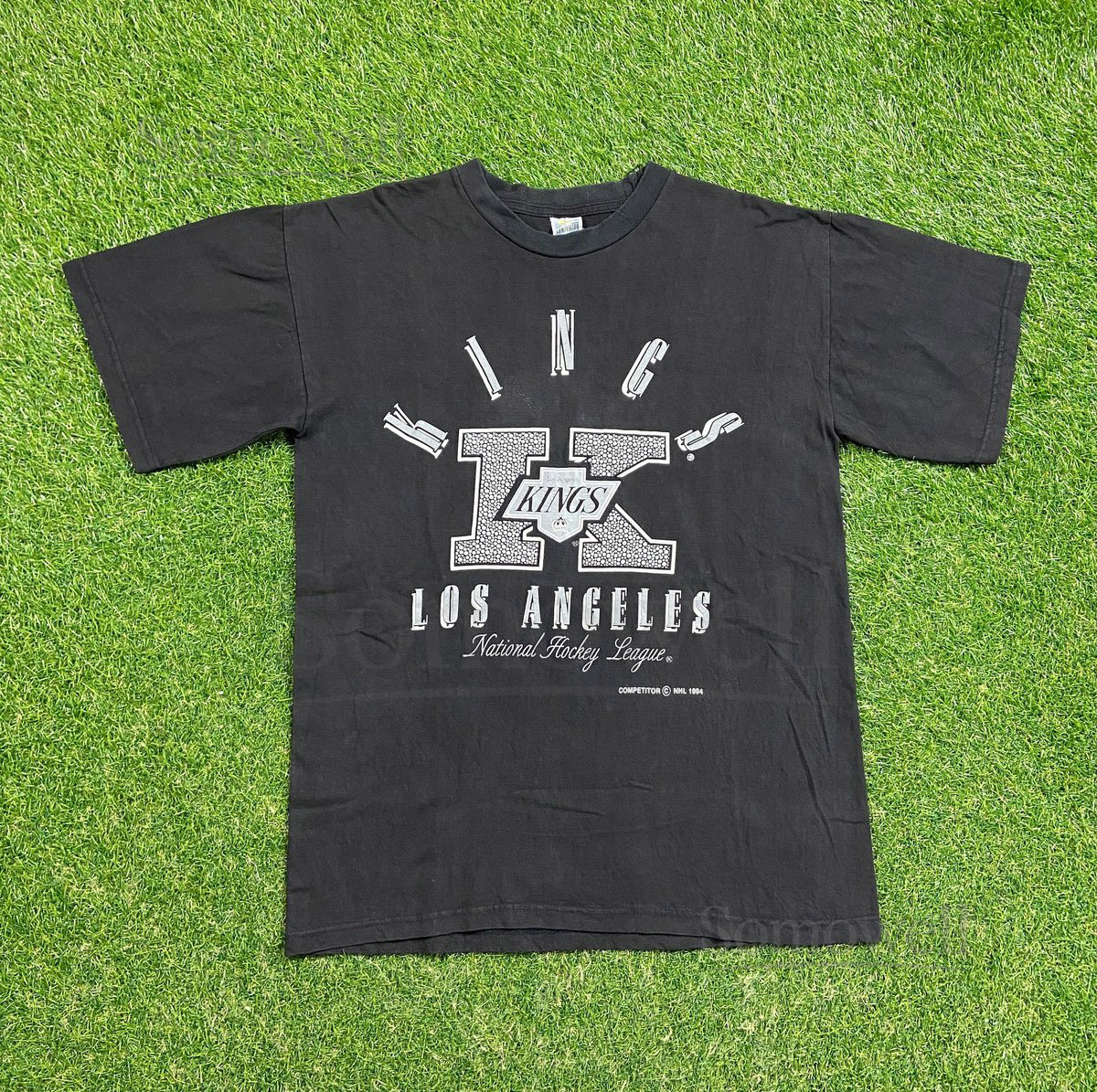 Vintage Los Angeles Kings T Shirt Tee Made USA Size Large L NHL Hockey Beverly Hills LA California 1990s 90s_429