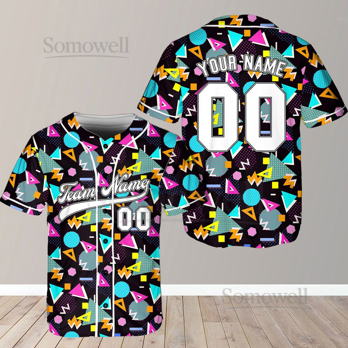 Personalized Retro 80s 90s Baseball Jersey Custom Team Name Shirt Vintage Baseball Jersey For Baseball Fans Disco Man Outfit Shirt_353
