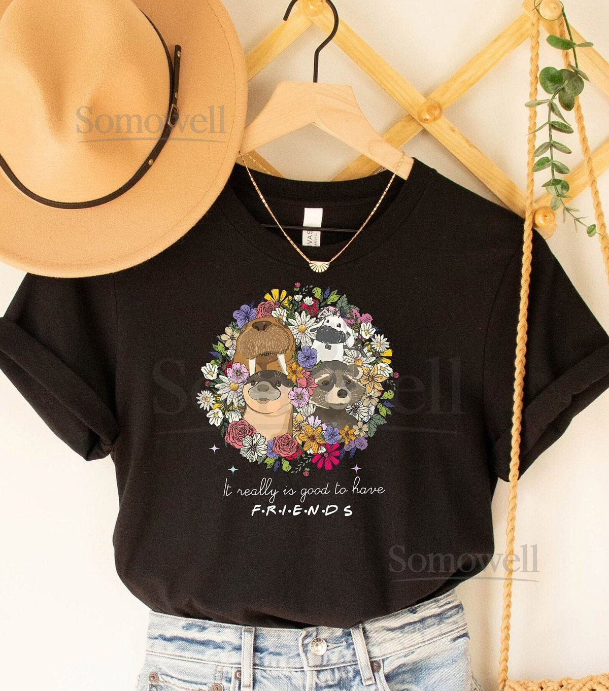 It Really Is Good To Have Friends Lylla Rocket Teefs Floor Guardians of the Galaxy 3 Tee Friends Shirt Rocket The Racoon Tee Racoon Tees_542