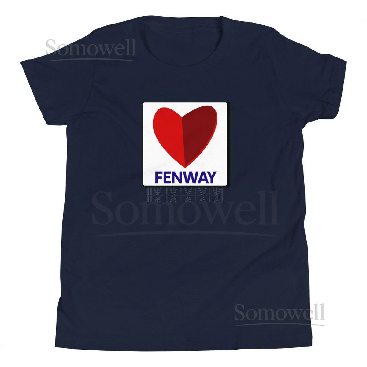Red Sox Youth T-Shirt Fenway Heart Boston Baseball Tee_521