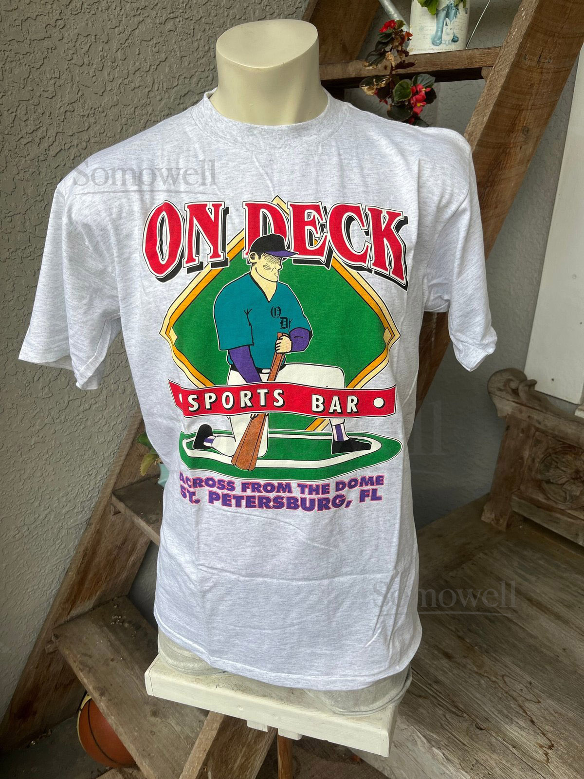 On Deck Sportsbar St Petersburg Florida 1990s vintage tee shirt - size large_61