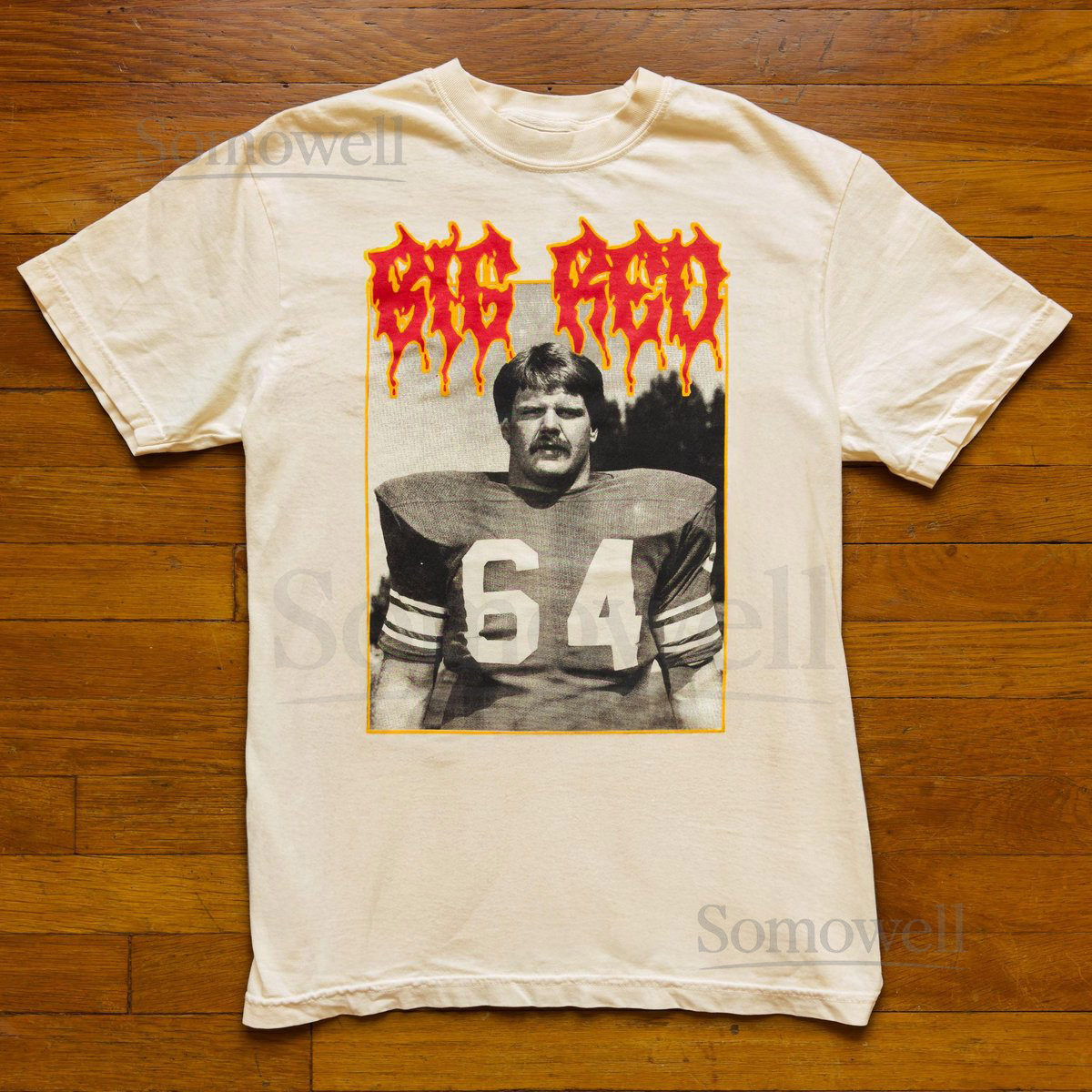 Vintage Chiefs Tee Big Red Andy Reid Comfort Colors Ivory_887