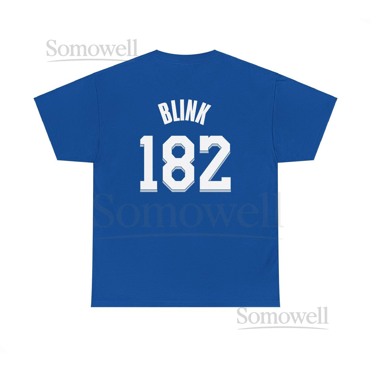 Blink-182 LA Dodgers Colors Jersey T-Shirt Music Band Tee Graphic Tee Unisex Shirt_79